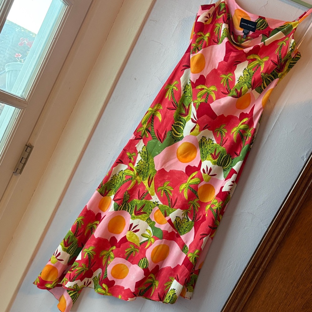 Donna Morgan desert print slip Dress
